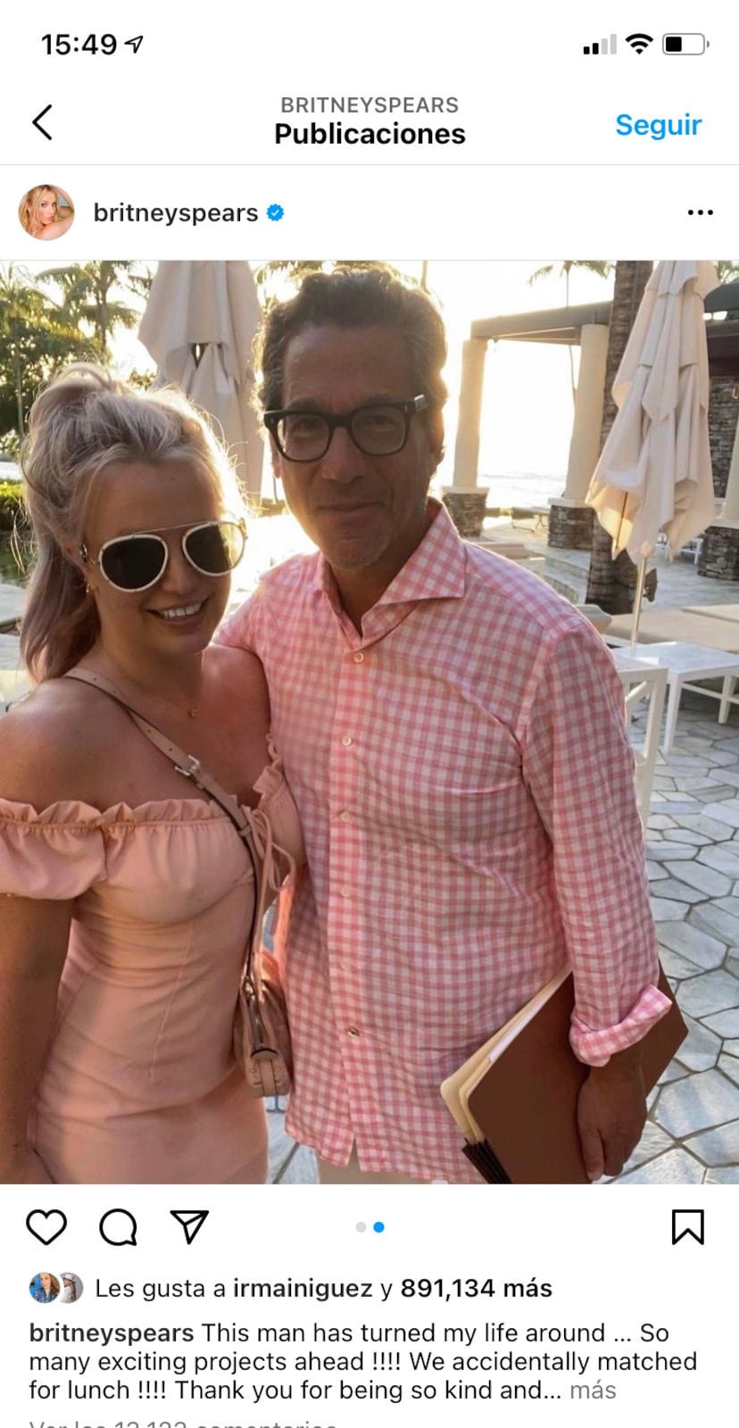 Britney y Mathew Rosengart