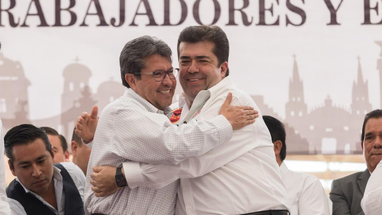 Ricardo Monreal y Pedro Haces
