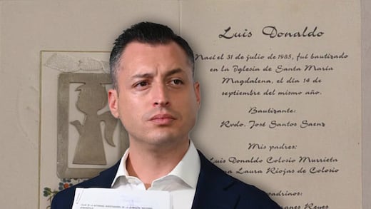 Luis Donaldo Colosio presume invitación de su bautizo para demostrar que es sonorense