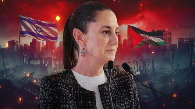 Claudia Sheinbaum se pronuncia contra la guerra de Israel en Gaza