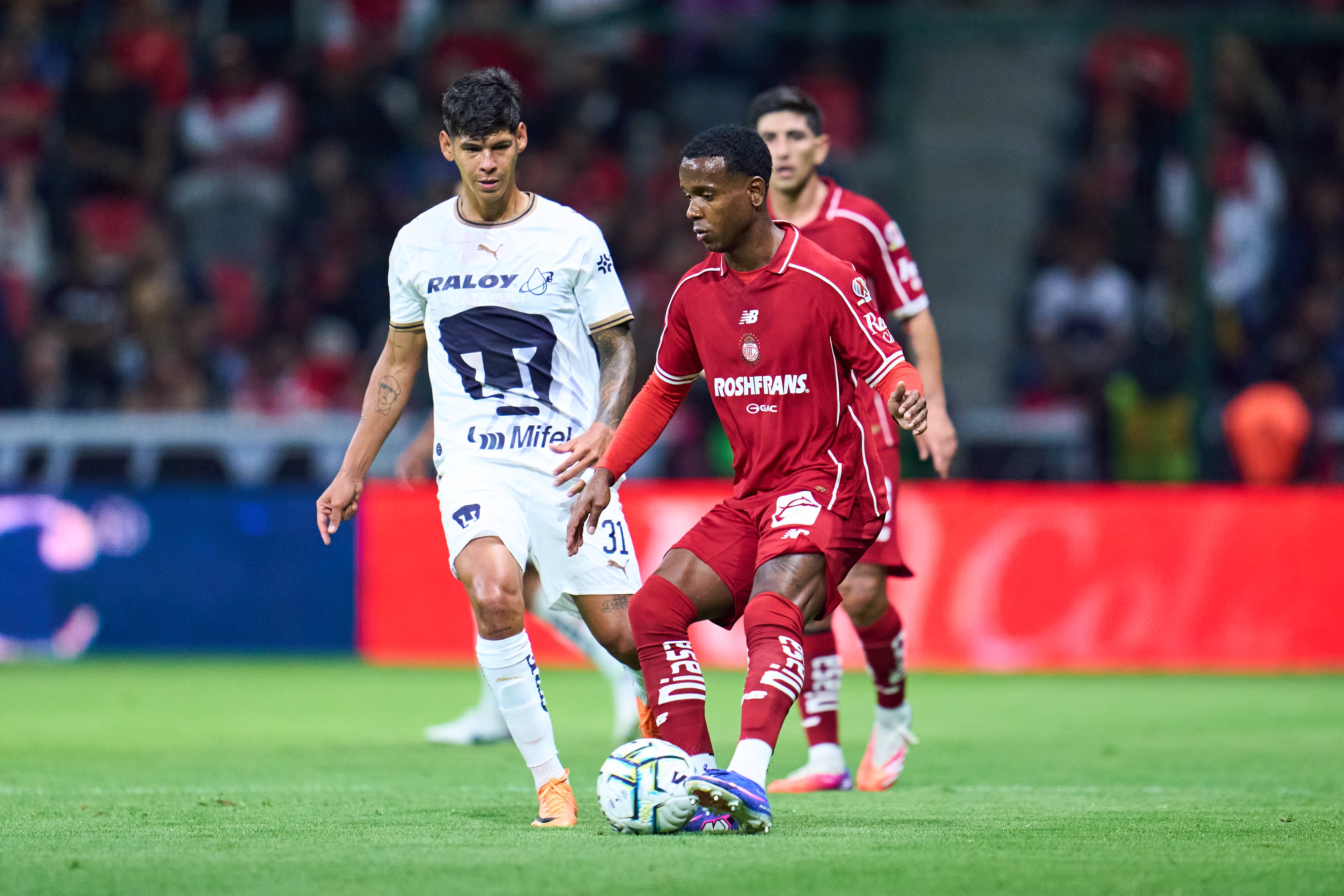 Pumas enfrentó a Toluca en el Estadio Nemesio Diez.
