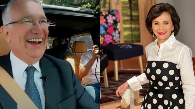 Ricardo Salinas Pliego y Pati Chapoy