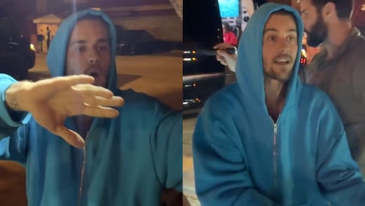 El video de Justin Bieber enojado reclamándole a un paparazzi “deja de provocarme”