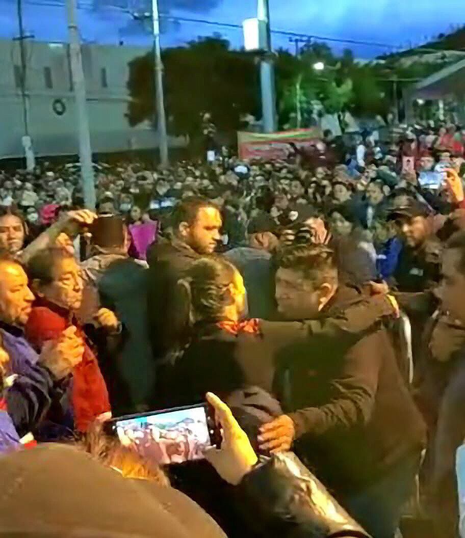 Hugo Alonso Ortiz y Claudia Sheinbaum