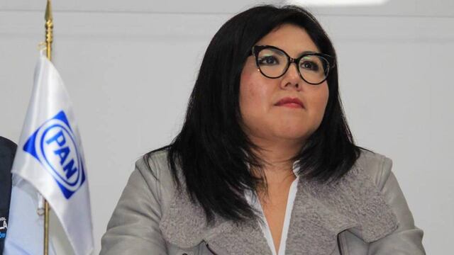 Genoveva Huerta presidenta del Comité Directivo Estatal del PAN en Puebla.