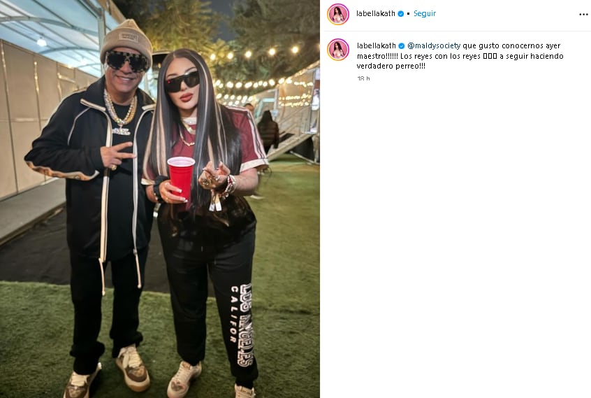 Bellakath emociona por su foto con Maldy.