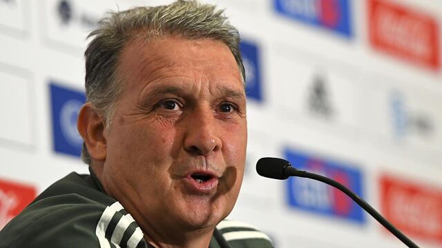 ‘Tata’ Martino en conferencia de prensa.