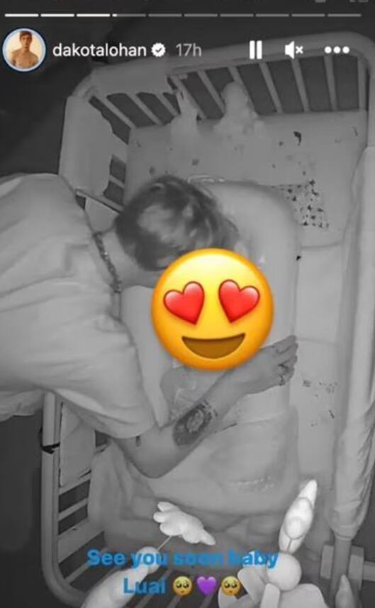 Dakota, hermano de Lindsay Lohan comparte la primera foto de Luai, hijo de la actriz