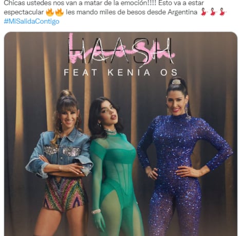Comentarios sobre colaboración de Kenia Os y Ha Ash.