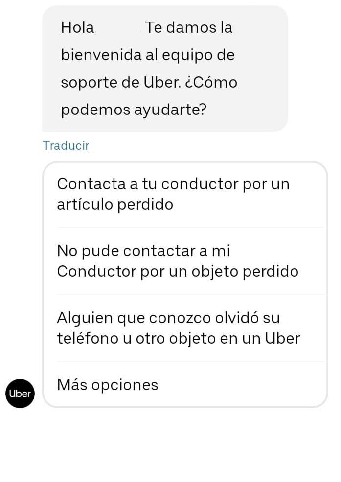 Uber: ¿cómo recuperar mi teléfono?