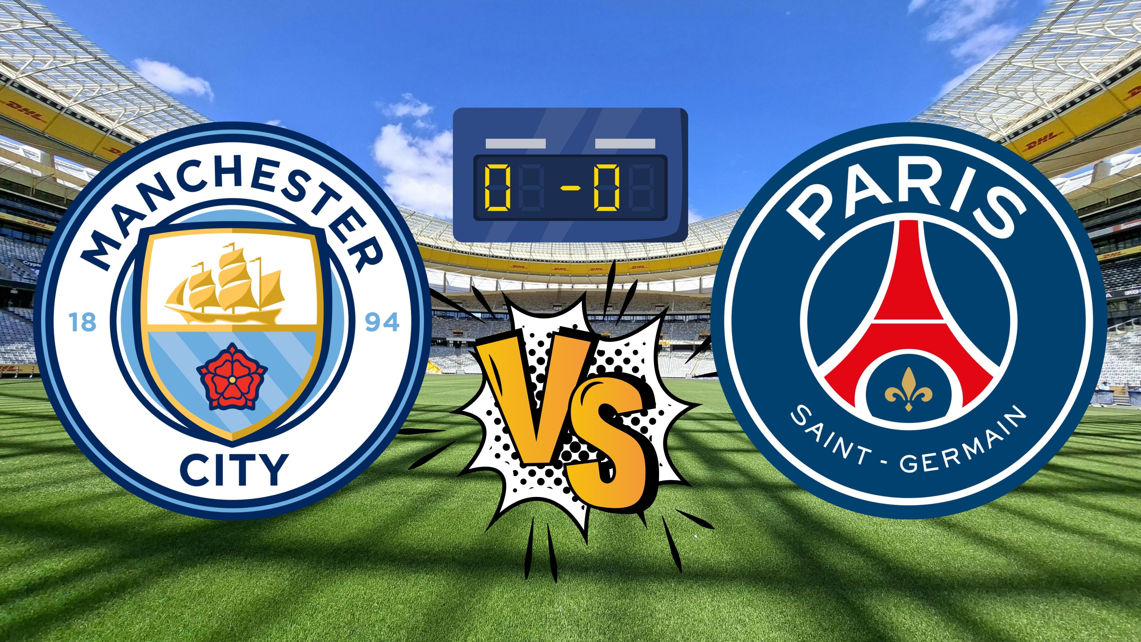 Manchester City vs PSG: Pronóstico y posibles alineaciones del partido de la Champions League