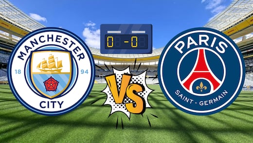 Manchester City vs PSG: Pronóstico y posibles alineaciones del partido de la Champions League