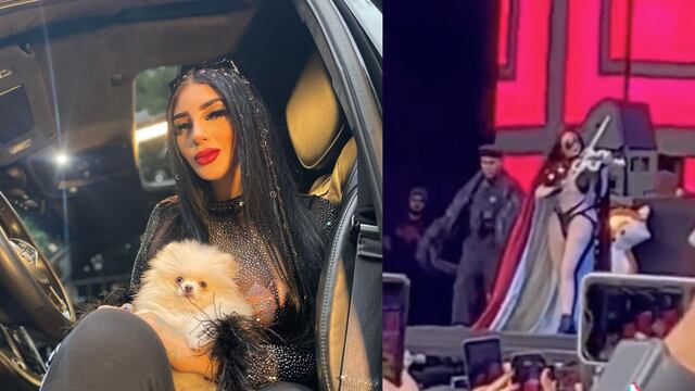 Bellakath tocó violín en el Coca-Cola Flow Fest 2022.