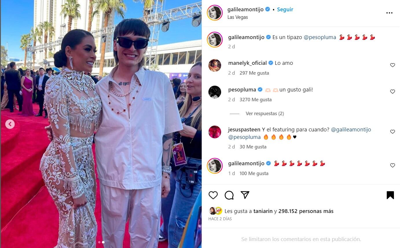 Galilea Montijo y Peso Pluma