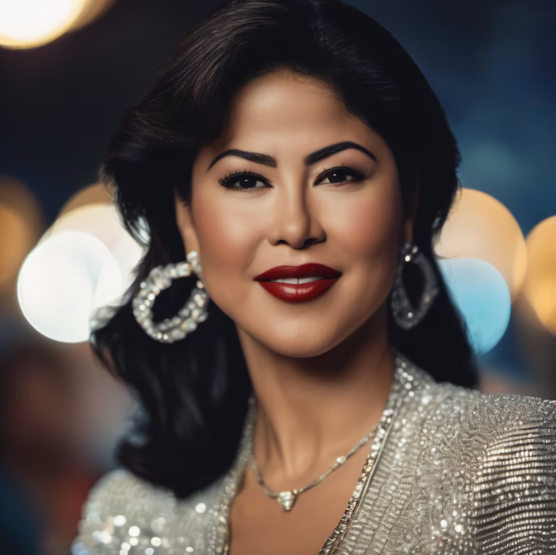 Selena Quintanilla de 53 años según a inteligencia artificial