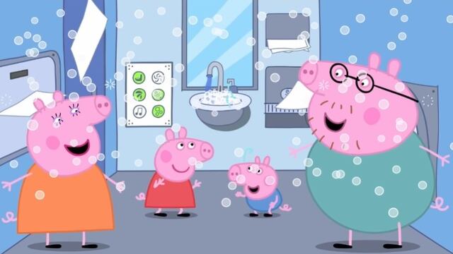 El baño de lujo de Peppa Pig