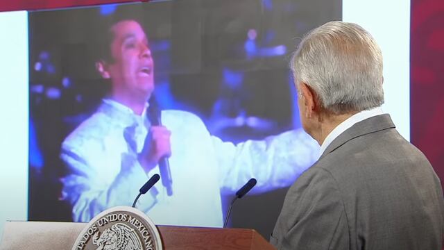 AMLO pone a Juan Gabriel en su conferencia mañanera
