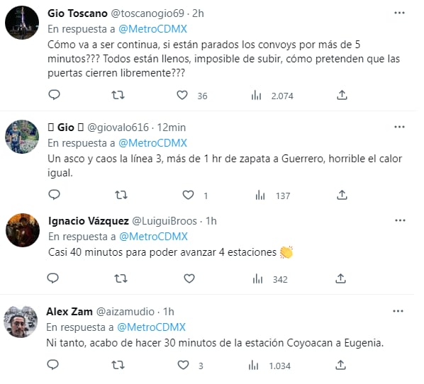 ¿Qué pasa en la Línea 3 del Metro CDMX? Revisión de vías provoca circulación lenta y retrasos