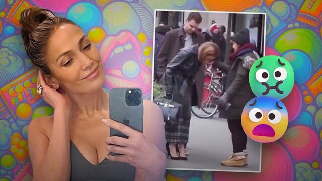 Jennifer Lopez escupe chicle sobre palma de su asistente