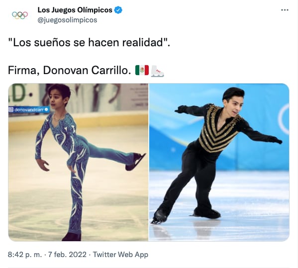 Publicación de Twitter