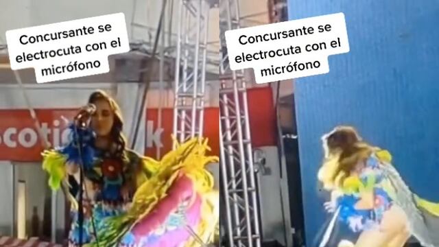 Participante se electrocuta en el escenario
