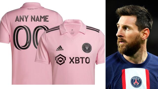 Lionel Messi y su camiseta en Inter Miami