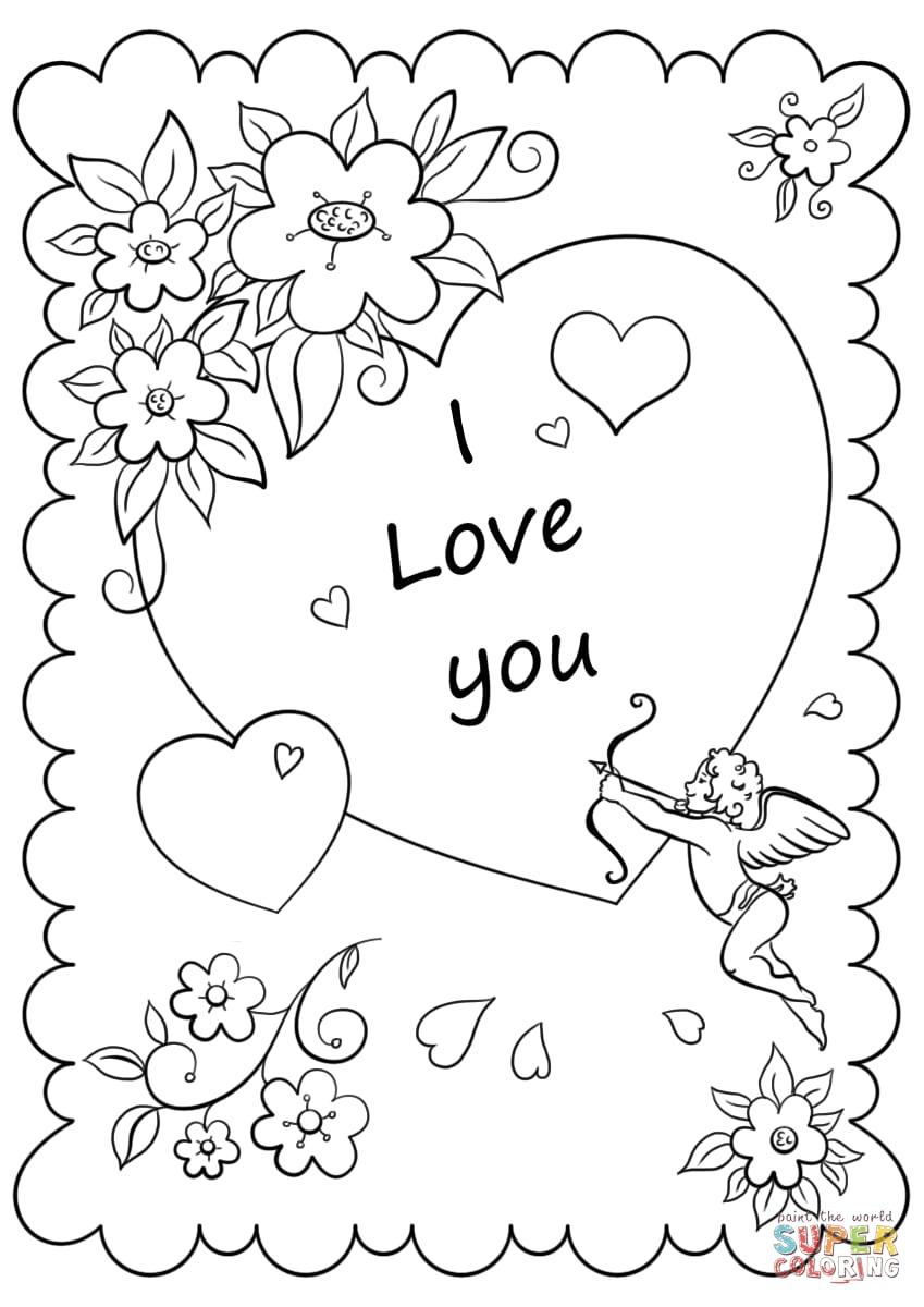 10 imágenes del Día del Amor y la Amistad: Dibujos bonitos para colorear e imprimir por San Valentín