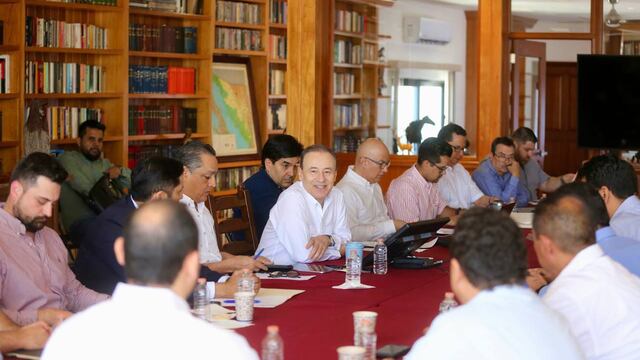 Alfonso Durazo Montaño, gobernador de Sonora, en reunión con Sedatu