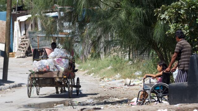 Pobreza en México.