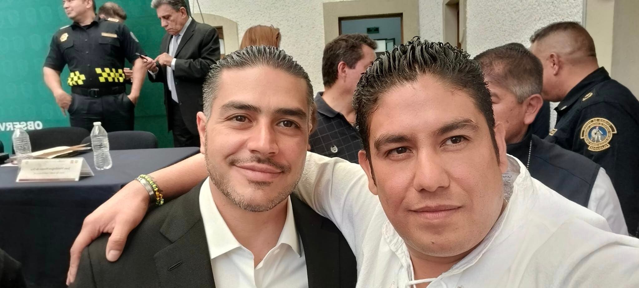 Darío Villeda y Omar García Harfuch