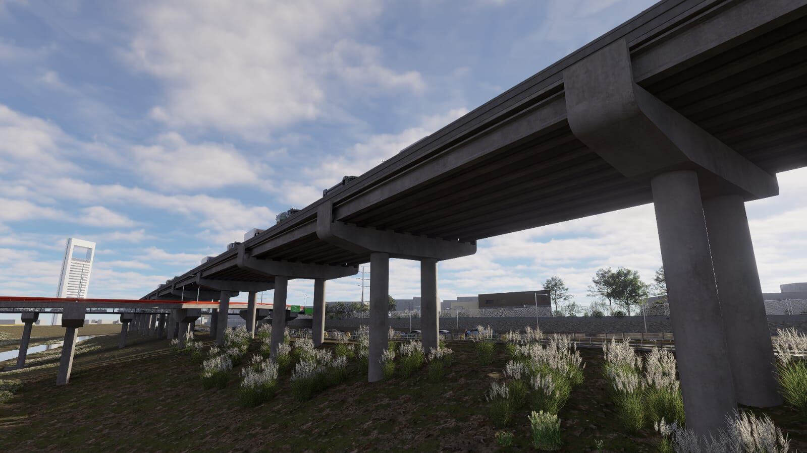 Gobierno de Nuevo León avanza en Viaducto Elevado Morones Prieto