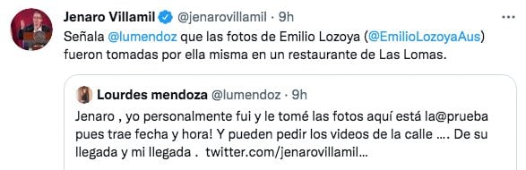 Tuit de Jenaro Villamil