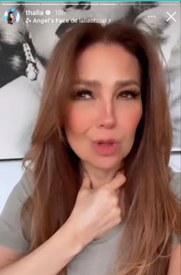 Thalía sufre con la situación de Nueva York