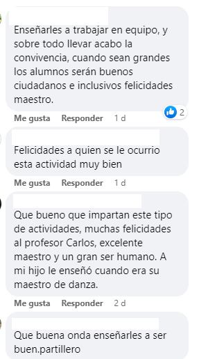 Comentarios en Facebook de que aprueban clases de carne asada en Monterrey.