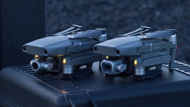 Los drones Mavic 2 Zoom y 2 Pro.