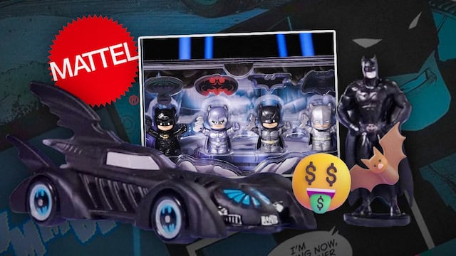 Batman, Hot Wheels y Little People