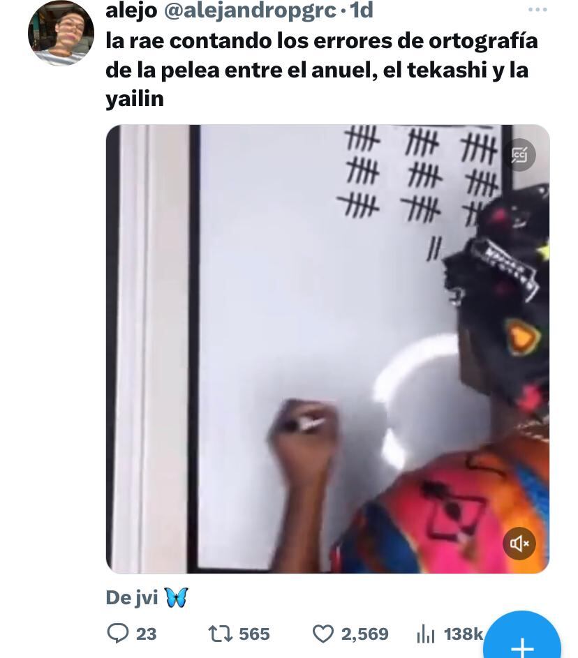 Memes de la mala ortografía de Anuel AA, Yailín La Más Viral y 6ix9ine