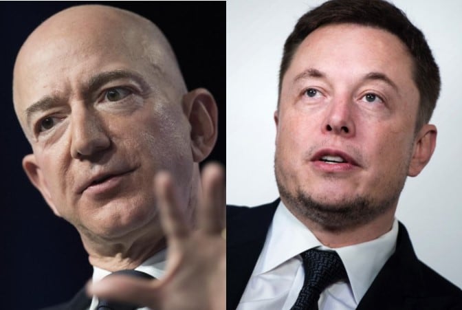 Jeff Bezos y Elon Musk
