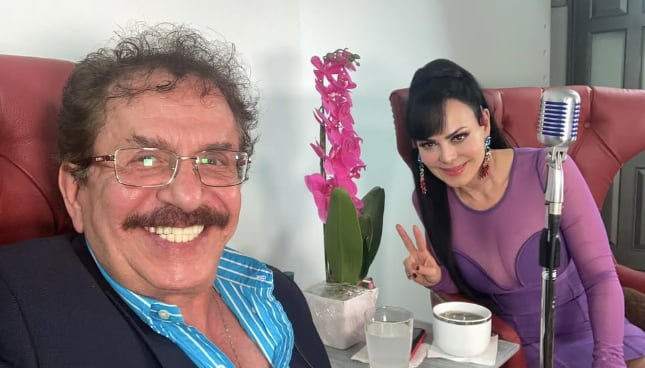 Tony Balardi junto a Maribel Guardia