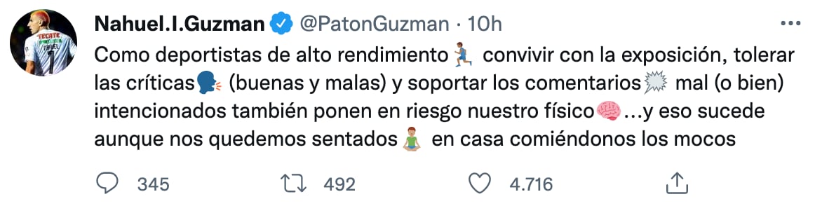 Publicación de Nahuel Guzmán