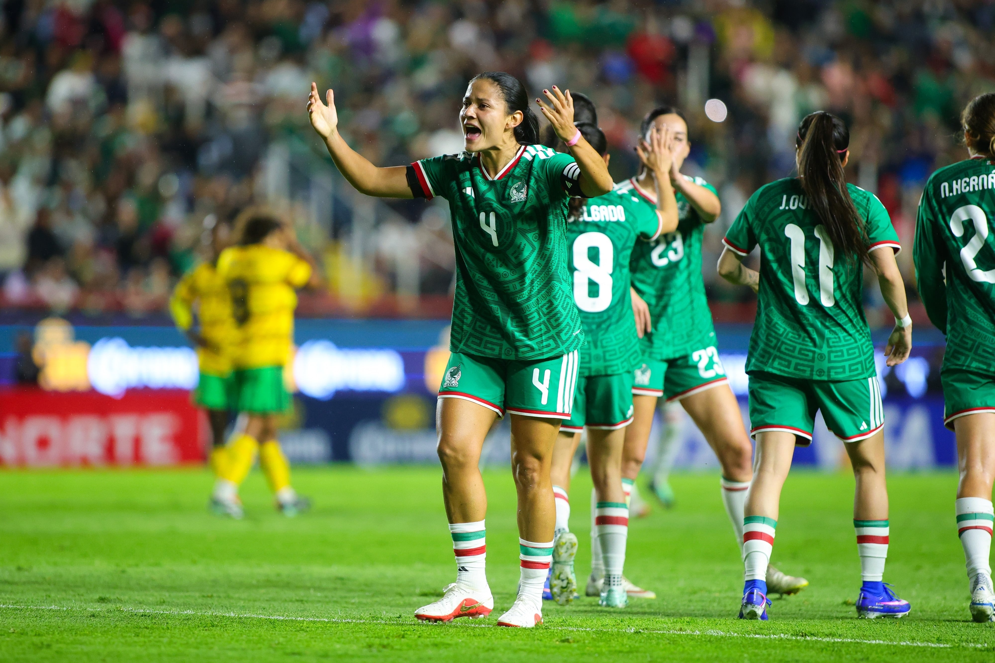 México Femenil pierde ante Jamaica en partido amistoso.