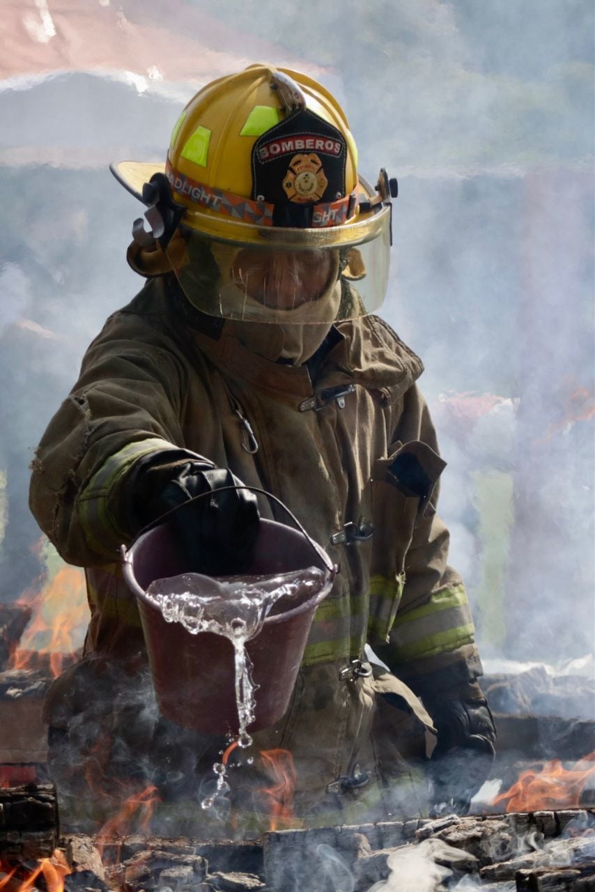 Bombero de Oaxaca