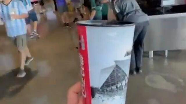 Argentino quedó maravillado con el refill en el Mercedes Benz Stadium