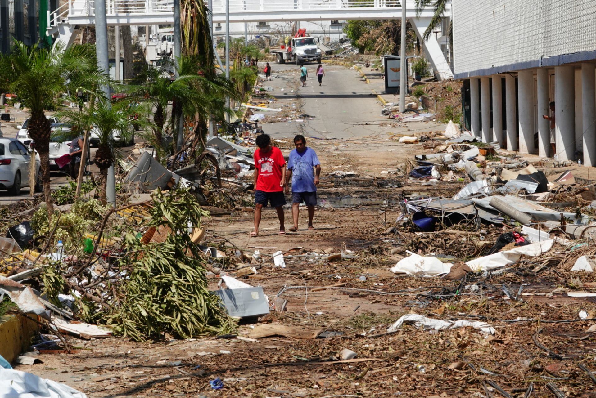 Acapulco tras el paso del huracán Otis