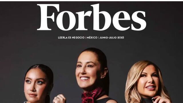 Claudia Sheinbaum en la portada de Forbes