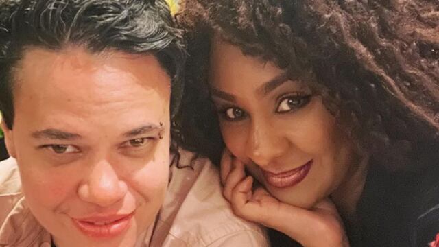 M'Balia junto a su novio Alex Tinajero