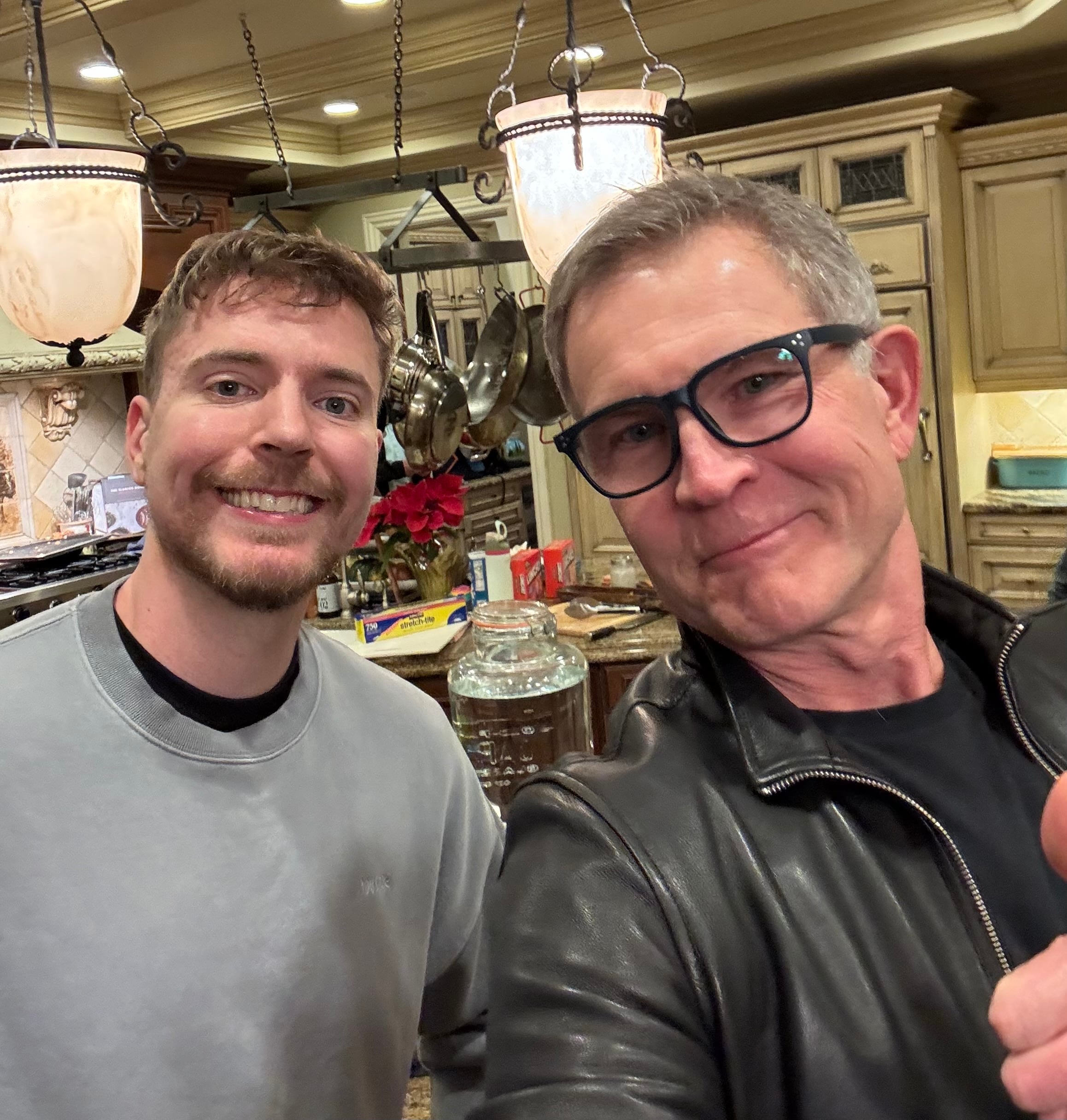 David Baszucki y MrBeast