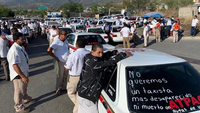 Paro de transportistas en Acapulco