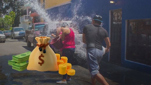 Hasta 35 mil pesos de multa por tirar agua en Sábado de Gloria en CDMX