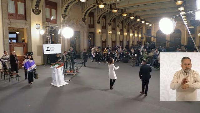 Temblor hoy 2 de enero sacude la mañanera de Sheinbaum y cortan transmisión brevemente